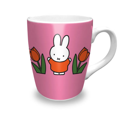 Miffy Tasse Relax Tulpen rosa