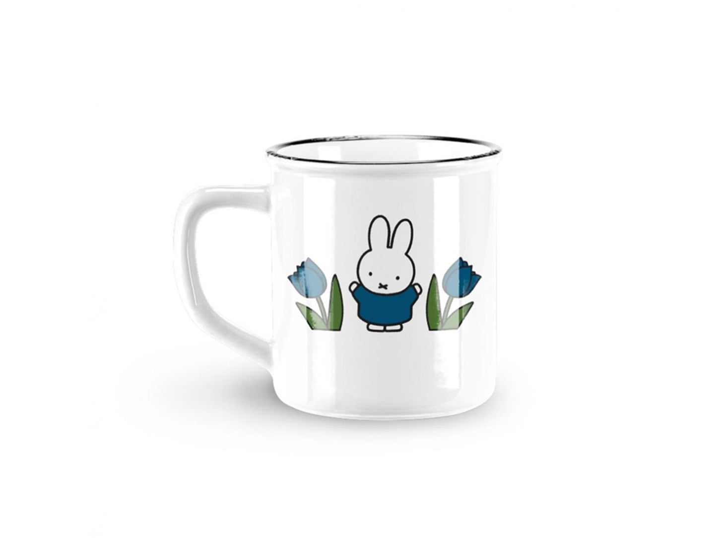Miffy Becher Tulpen ø8xh7,5cm blau