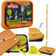 Swingball -Turnier -Tennispol mit allen Oberflächen Basic Orange Gelb
