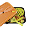 Swingball -Turnier -Tennispol mit allen Oberflächen Basic Orange Gelb