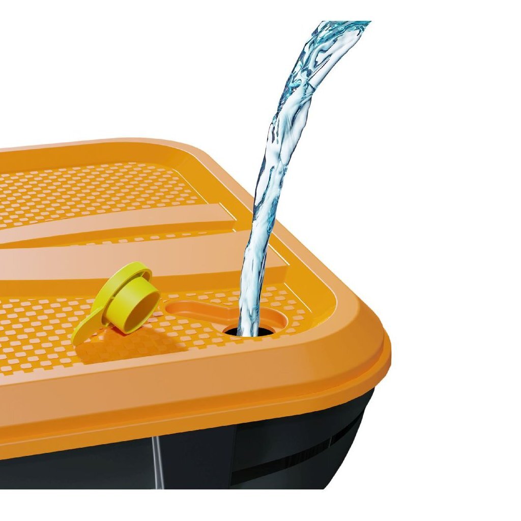 Swingball -Turnier -Tennispol mit allen Oberflächen Basic Orange Gelb