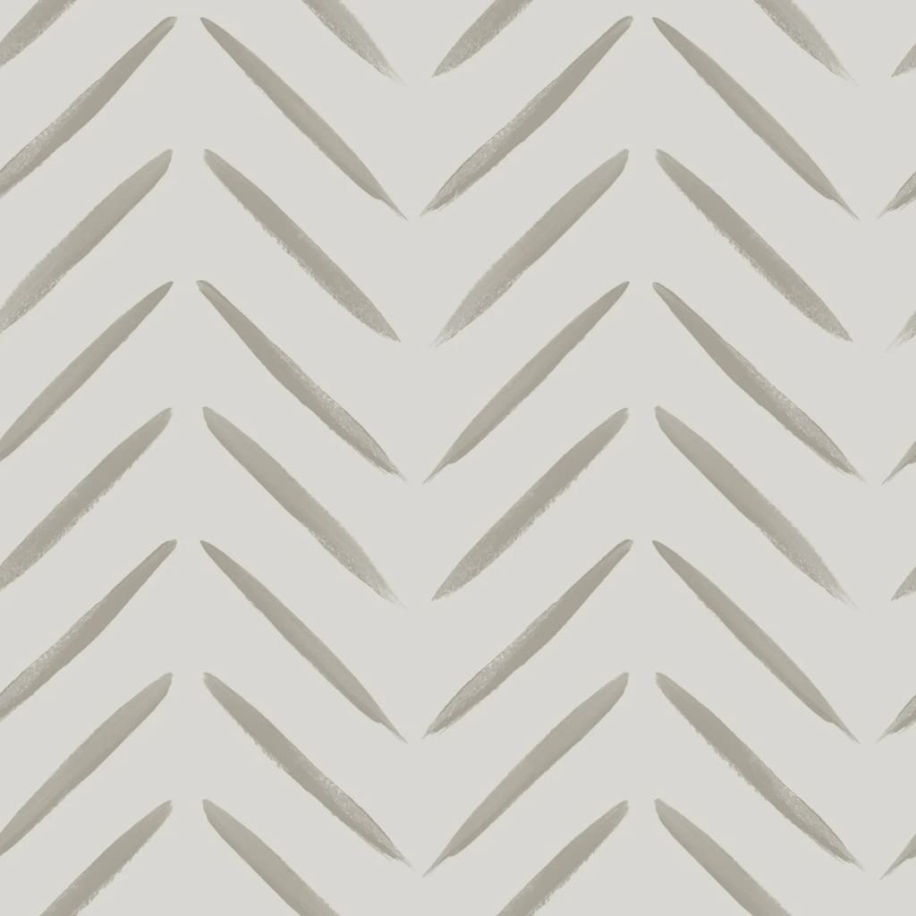Niederländische Wandverkleidung Niederländische Wandverkleidung Wallpaper Chevron Taupe