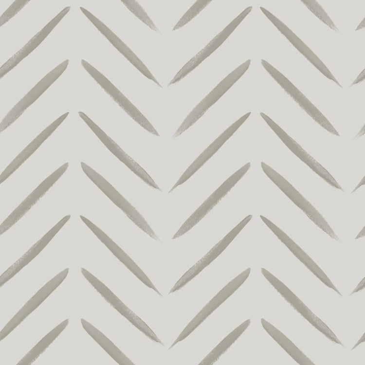 Niederländische Wandverkleidung Niederländische Wandverkleidung Wallpaper Chevron Taupe