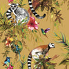 Niederländische Wandverkleidung Niederländische Wandverkauftapete Lemur Oker