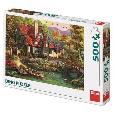 Puzzle Cottage auf mehr 500 Teilen