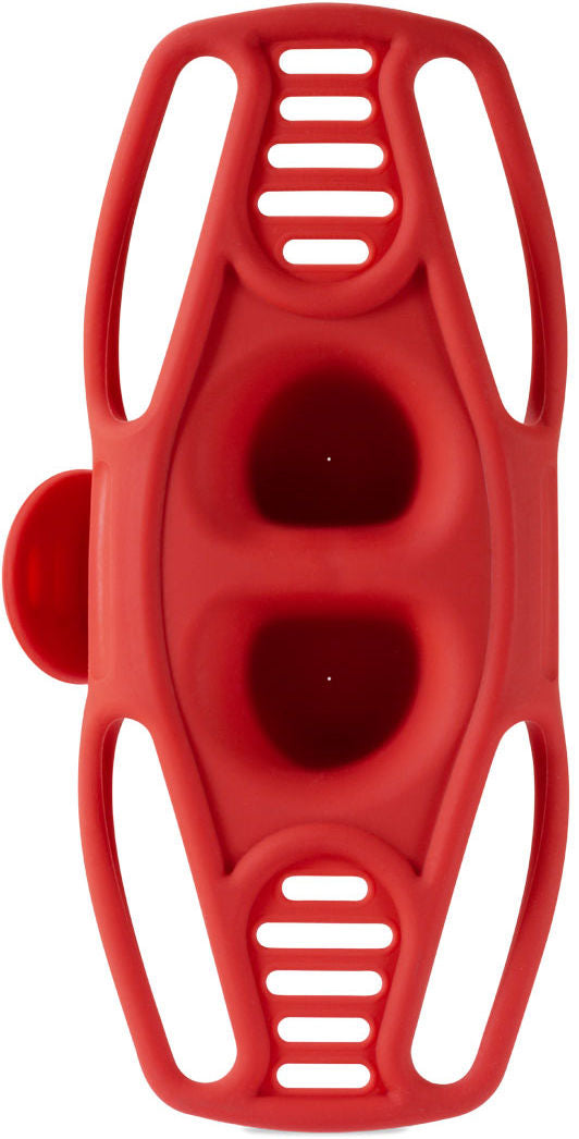 Knochensammlung Telefonhalter Bone Bike Krawatte 3 für Stammbefestigung rot