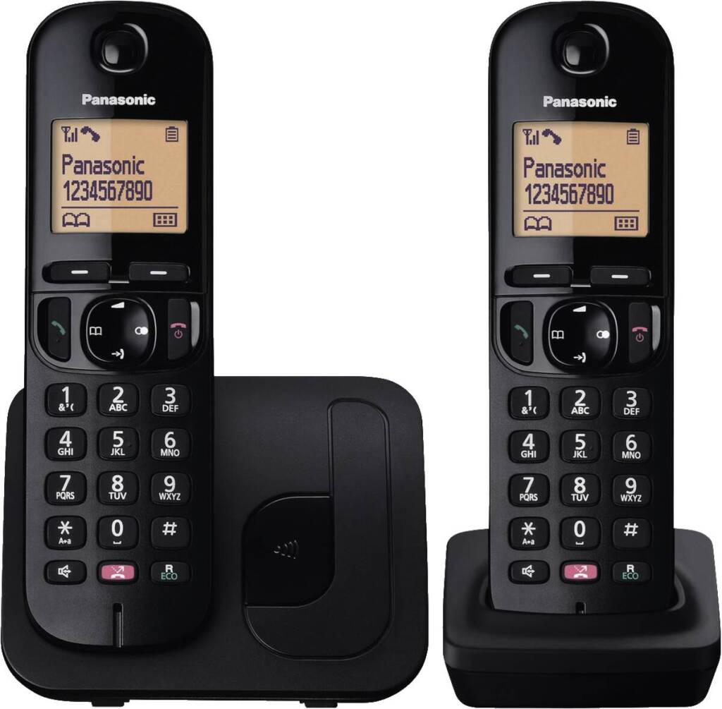 Panasonic kx-tgc252nlb Telefon Duo schwarz