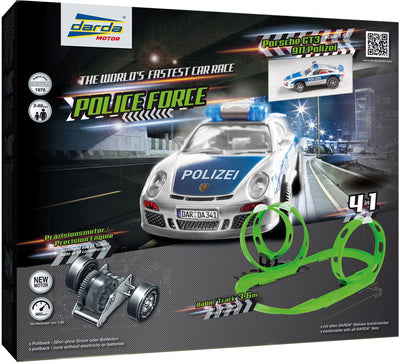 Vedes Darda Police Force-Rennstrecke mit Porsche 911