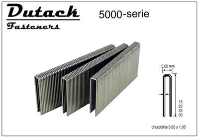 Dutack Heftklammern Serie 5000, 25 mm, Stahl, P 5000 (nml)
