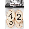 Creativ Company Holzscheiben mit Adventsfiguren, 4 Stück, 1 Box