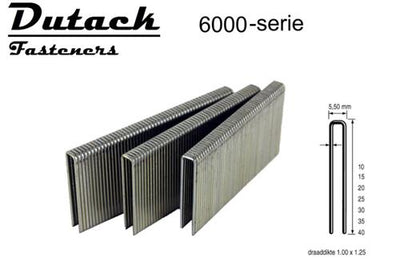 Dutack-Heftklammern 6000 25 mm 5000