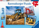 Ravensburger - Baumaschinen beim Arbeitspuzzle 3x49st.