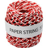 Creativ Company Papierkordel, Stärke 1 mm, rot weiß, 50 m 1 Rolle