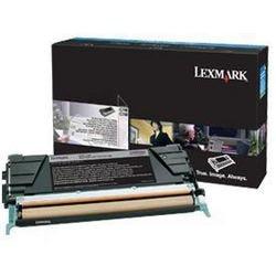 Schwarze Tonerkartusche von Lexmark