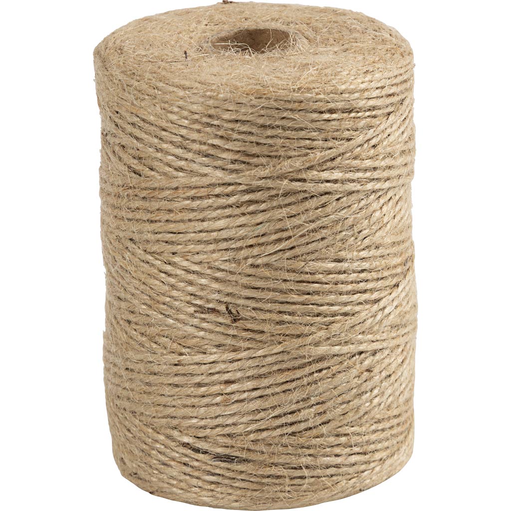 Kreativfirma Natural Hanf Rouw 2mm, 190m