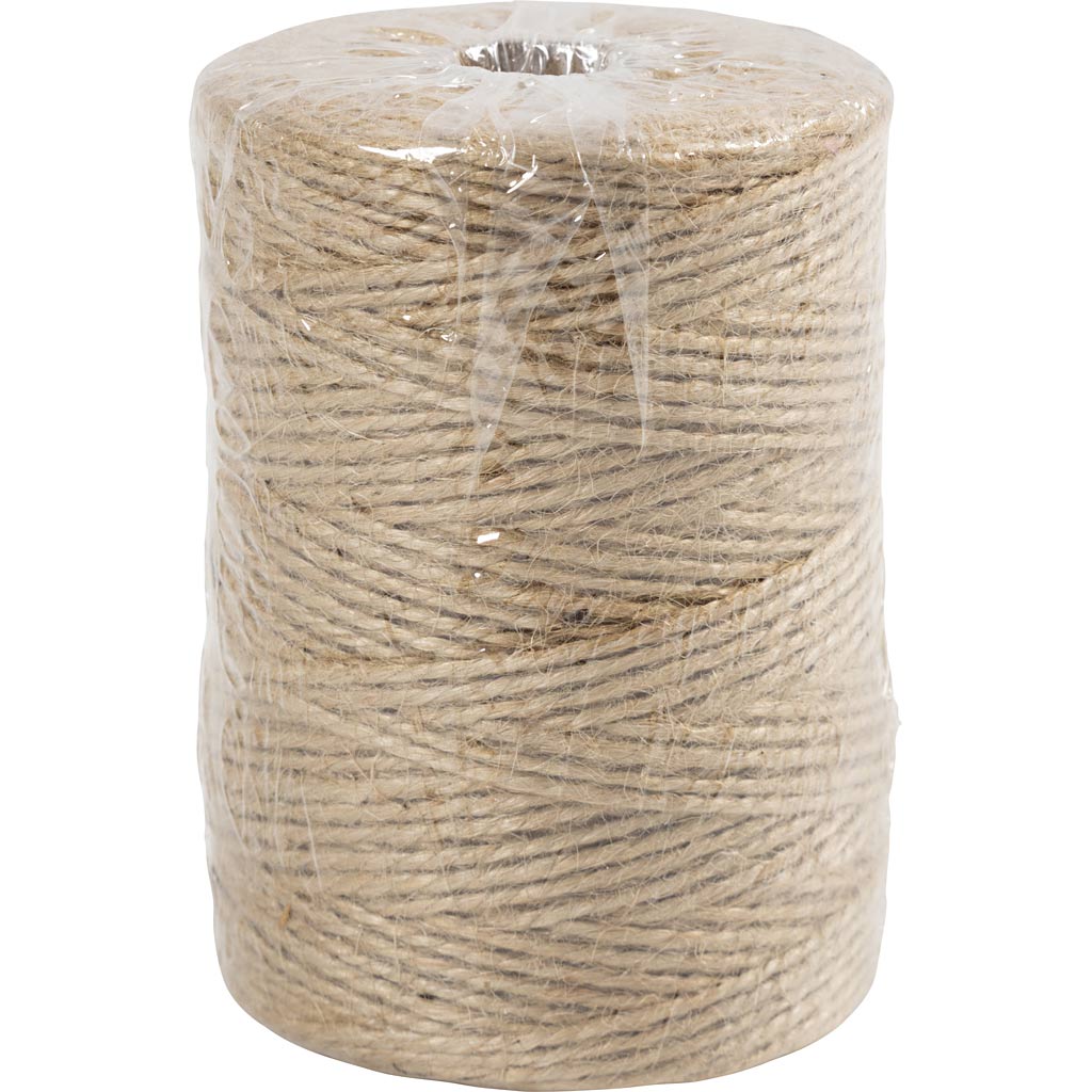 Kreativfirma Natural Hanf Rouw 2mm, 190m