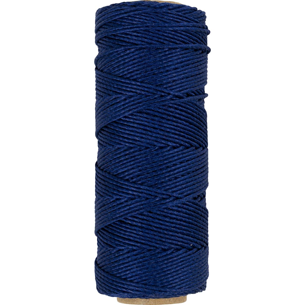 Creativ Company Bambusschnur, Stärke 1 mm, blau, 65 m 1 Rolle