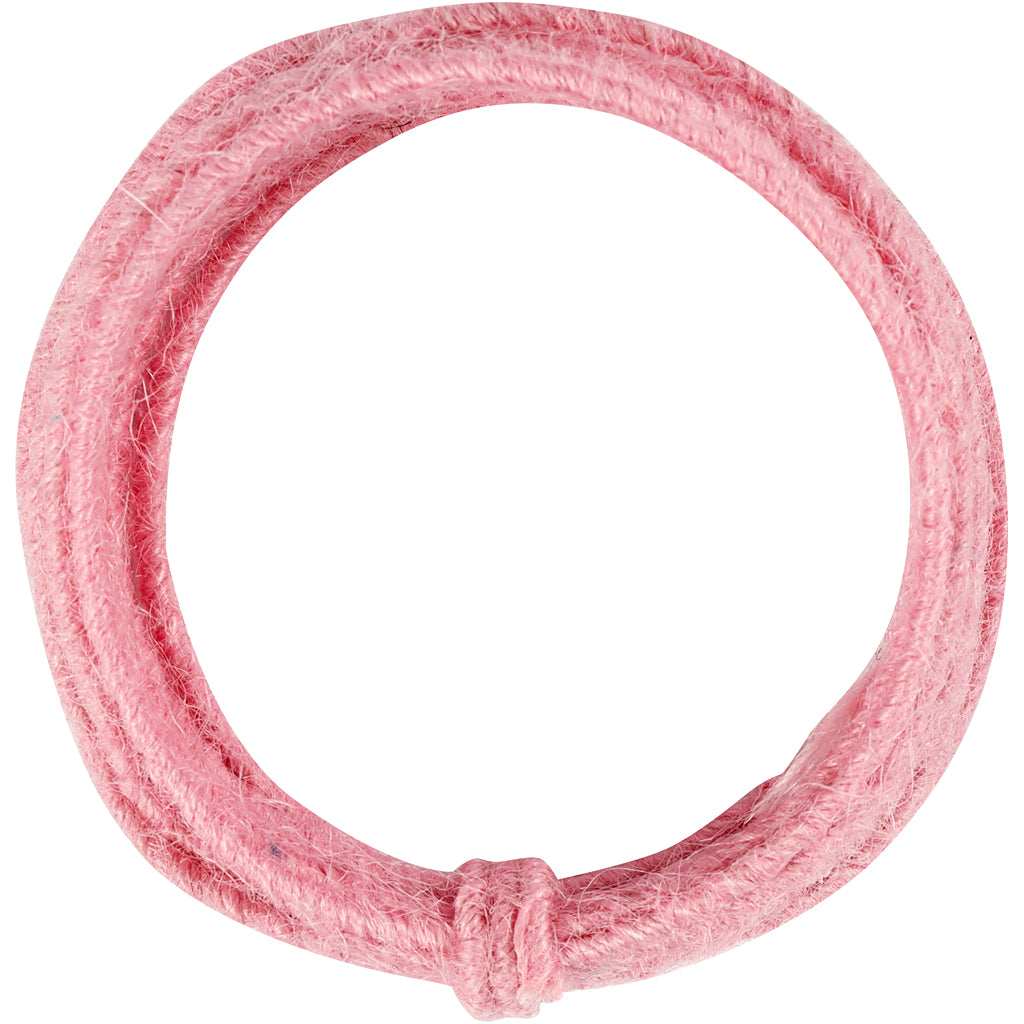Creativ Company Juteschnur, Stärke 2-4 mm, rosa, 3 m 1 Karton