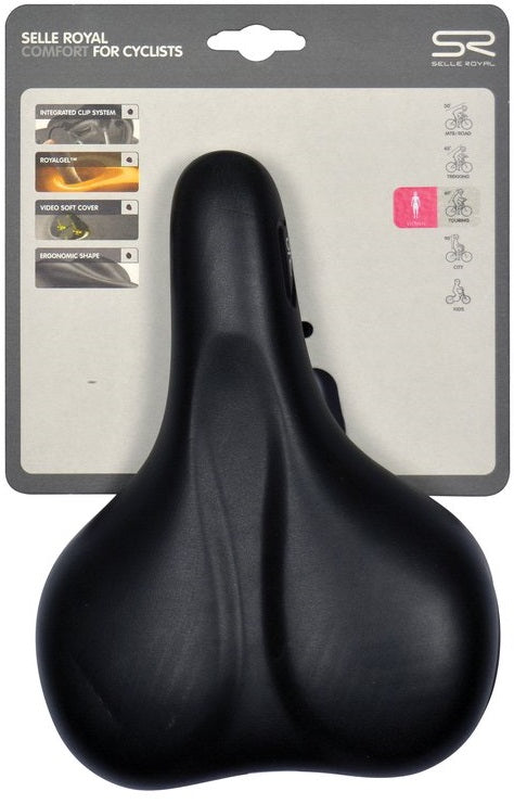 Fahrradsattel Selle Royal Rio Plus Damen - schwarz
