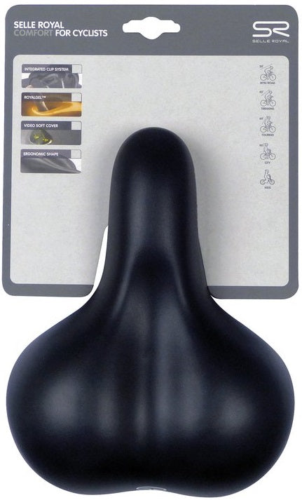 Fahrrad Sattel Selle Royal Country Women - Schwarz