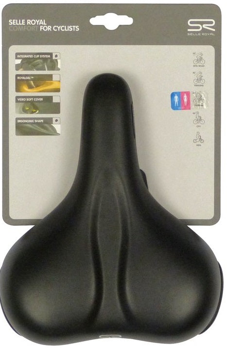 Selleroyal Fahrradsattel Selle Rio Plus City Unisex schwarz
