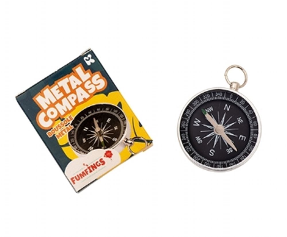Kompass aus Metall 6 cm. 3+
