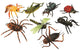 Große Insekten, 12-fach sortiert. 15 cm. 3+