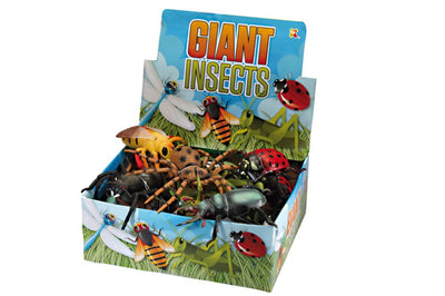 Große Insekten, 12-fach sortiert. 15 cm. 3+