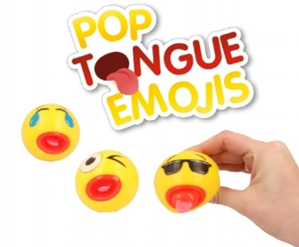 Pop-Zungen-Emojis. 3+