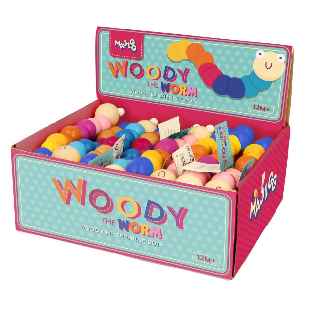 Woody, der Wurm. fsc. 24 Stück. 2+