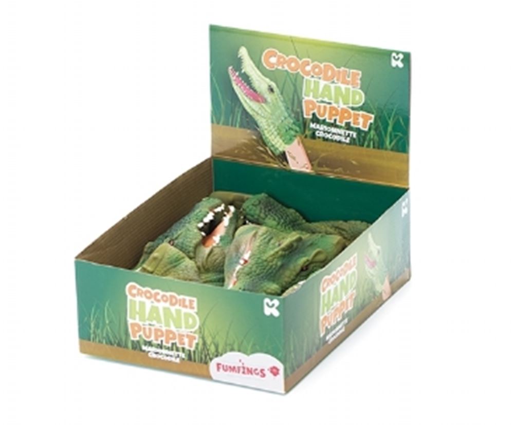 Handpuppe Gummikrokodil. 12cm. 3+
