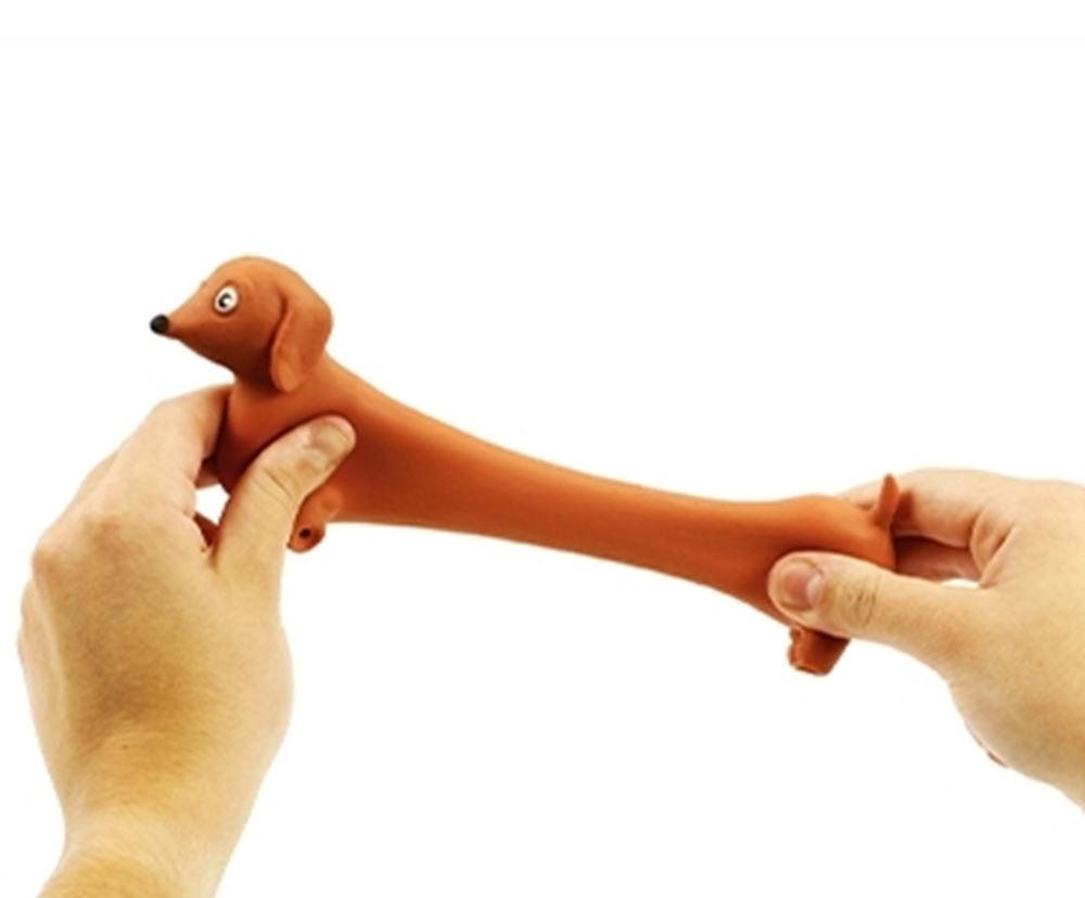 Dsp dehnbarer Dackel 12 cm. 3+ (12 Stück)