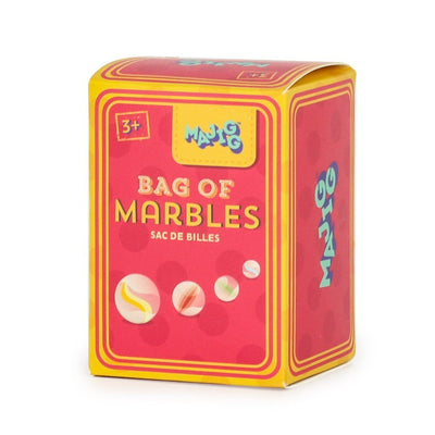 Retro-Beutel mit Murmeln. 12 Stück. 3+