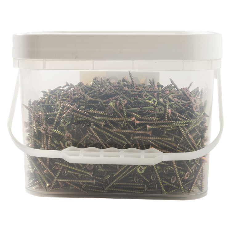 1006580 – Box 2000 Stück Spanplattenschrauben VK GVK PZ 4,0 x 40 mm | 8 Stück