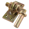 Mack 1069061 - Befestigungshaken gelb verzinkt verstellbar 18 mm | 8 Stück