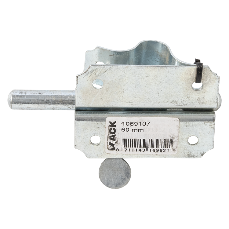 Mack 1069107 - Kastenriegel blau verzinkt 65 mm | 5 Stück