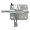 Mack 1069112 - Vorhängeschlossfalle blau verzinkt 80 mm | 5 Stück
