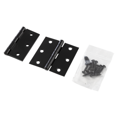 Mack 1071167 – 2 Vierkantscharniere schwarz H63 x B63 mm | 5 Stück