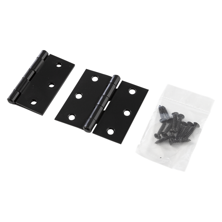 Mack 1071167 – 2 Vierkantscharniere schwarz H63 x B63 mm | 5 Stück