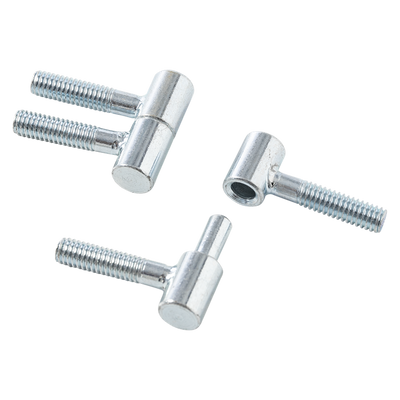 Mack 1071182 - 2 Möbelscharniere verzinkt ø 9 x 23 mm | 5 Stück