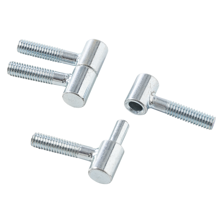 Mack 1071182 - 2 Möbelscharniere verzinkt ø 9 x 23 mm | 5 Stück