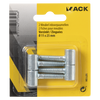 Mack 1071184 - 2 Möbelscharniere verzinkt ø 11 x 25 mm | 5 Stück