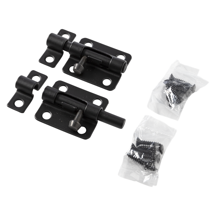 Mack 1071195 – 2 Riegel schwarz a 45 mm b 19 mm | 6 Stück