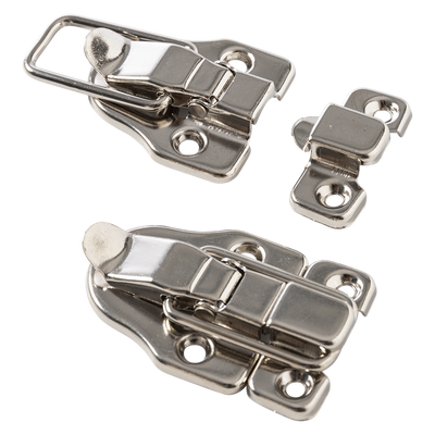 Mack 1071221 - Kofferschloss vernickelt 61 mm | 5 Stück
