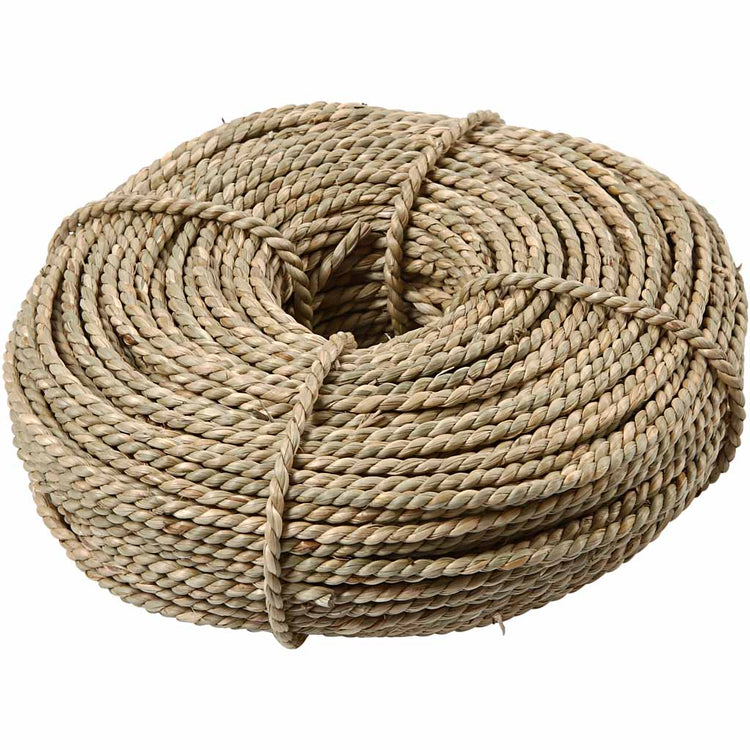 Creativ Company Seegras, Stärke 2,8-3 mm, ca. 110 m, beige, 500 g 1 Knäuel