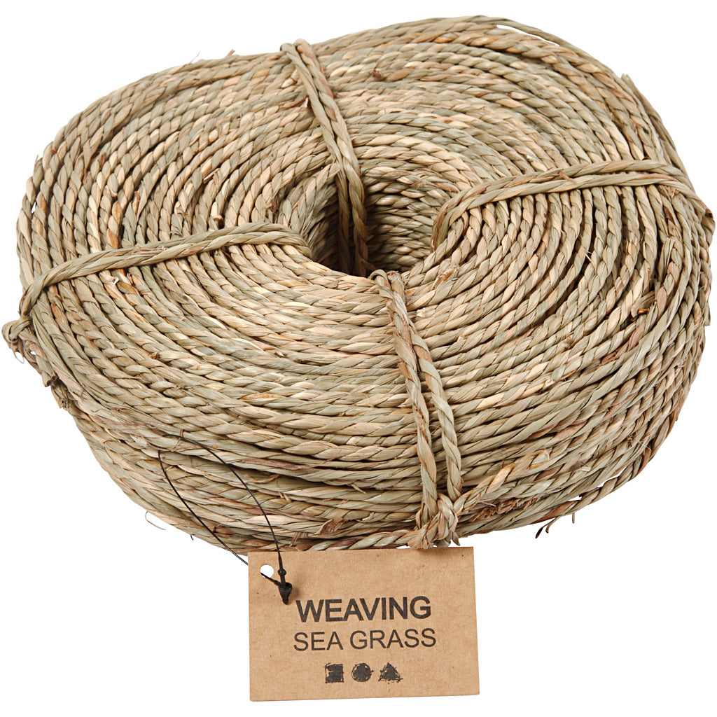 Creativ Company Seegras, Stärke 2,8-3 mm, ca. 110 m, beige, 500 g 1 Knäuel