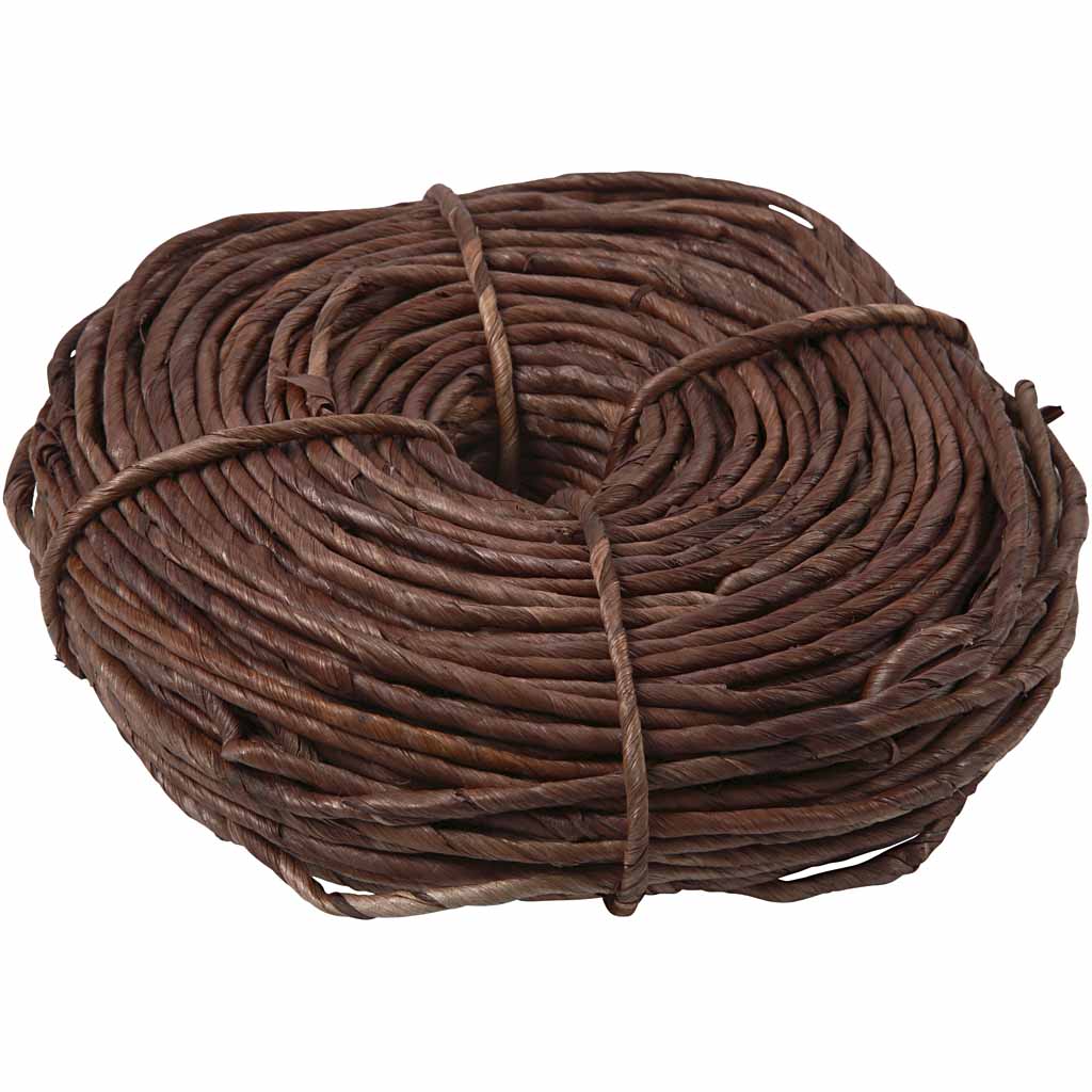Creativ Company Maiskordel, B: 3,5-4 mm, ca. 60 m, braun, 300 g 1 Knäuel