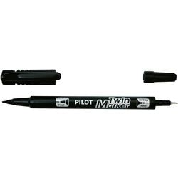 Twin Marker Pilot grün 0,4 mm 0,5 mm schwarz permanent