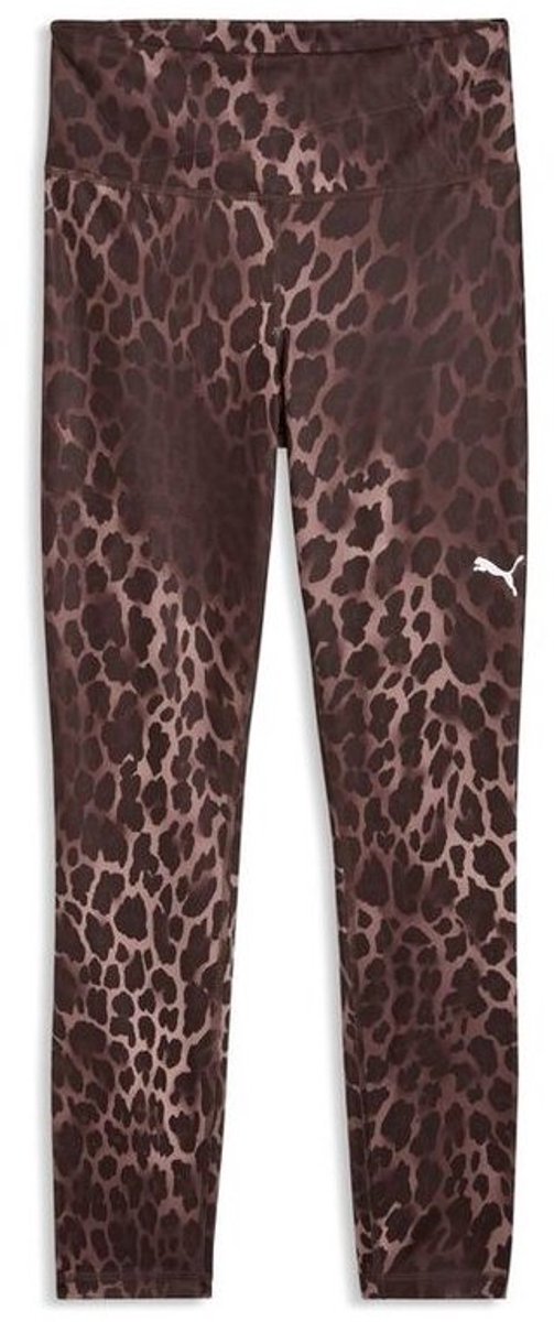 Puma W Tad Essential Spotted Haze Tight – HW 7 8 Damen-Sportleggings – Schokoladenbraun