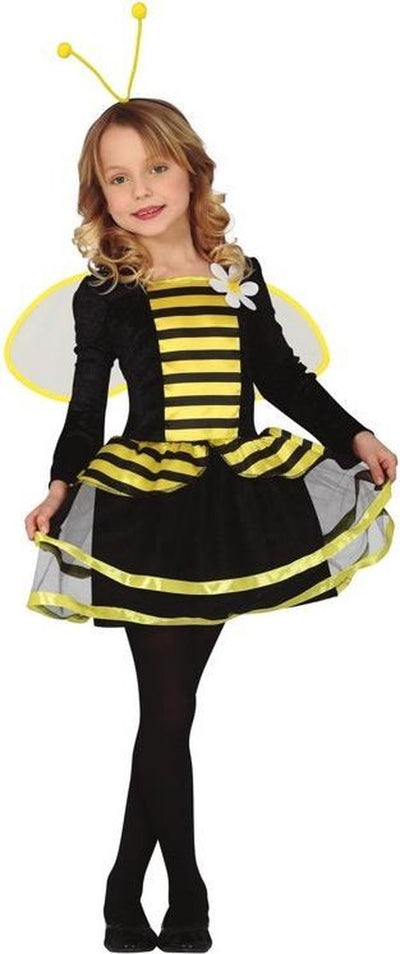 Fiestas Guirca - Bienenkleid mit Flügeln 7-9 Jahre - Karnevalskleidung - Karneval - Karnevalskleidung 2027 - Karnevalskostüm